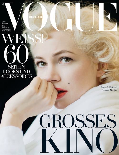 Мишель Уильямс в журнале Vogue Германия. Февраль 2012