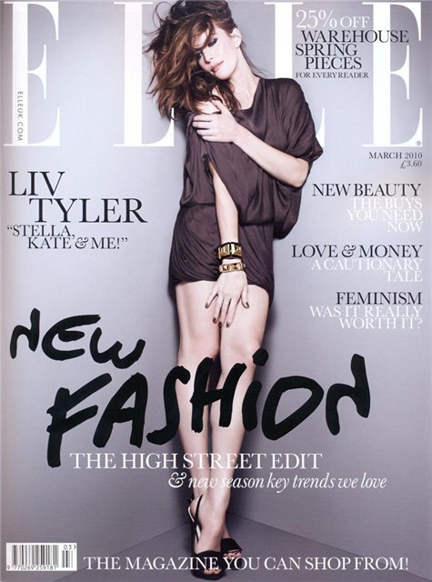 Лив Тайлер в журнале Elle UK. Март 2010