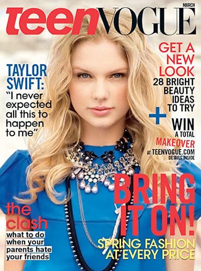 Тейлор Свифт в журнале Teen Vogue. Март 2009