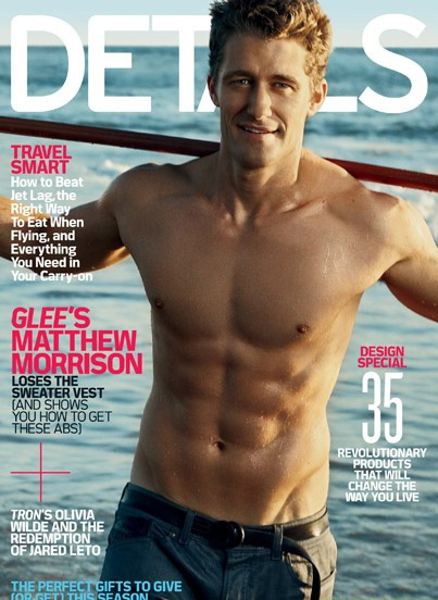 Звезда сериала "Хор / Glee" Мэттью Моррисон в журнале Details