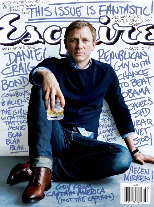 Дэниел Крэйг в журнале Esquire. Август 2011