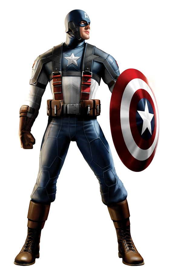 Арт-концепт персонажа Капитан Америка