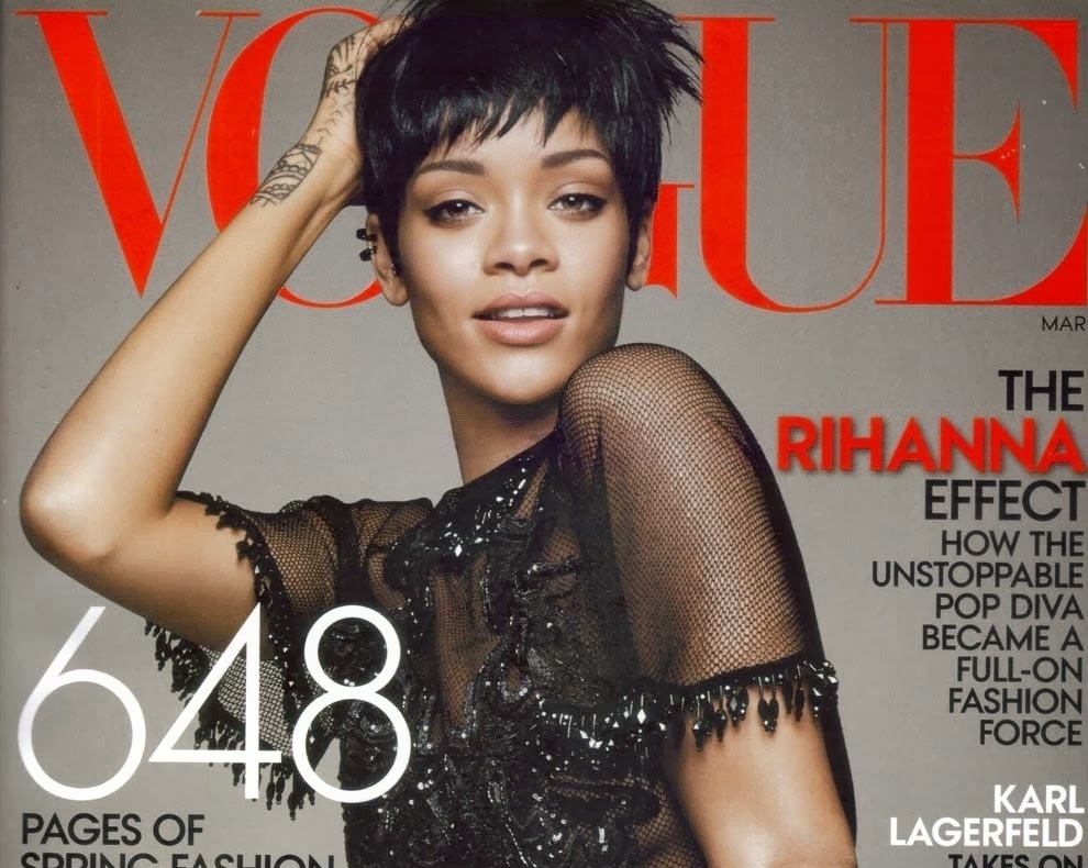 Рианна в журнале Vogue. Март 2014