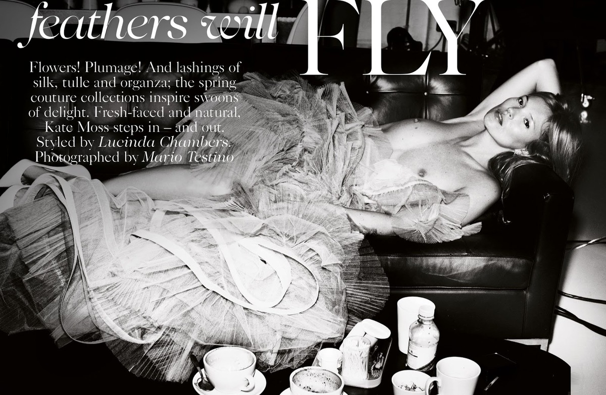 Кейт Мосс в журнале Vogue. Май 2013
