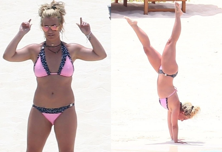 Фото: Бритни Спирс на пляже после скандала с папарацци