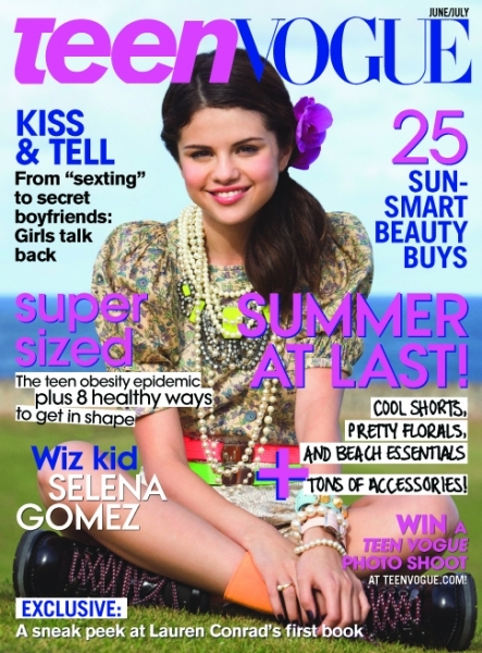 Селина Гомес в журнале  Teen Vogue. Июнь / Июль 2009