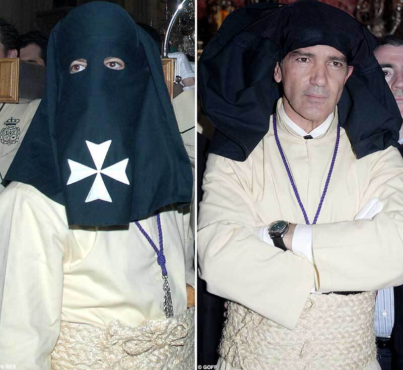 Антонио Бандерас надел маску… для пасхального парада
