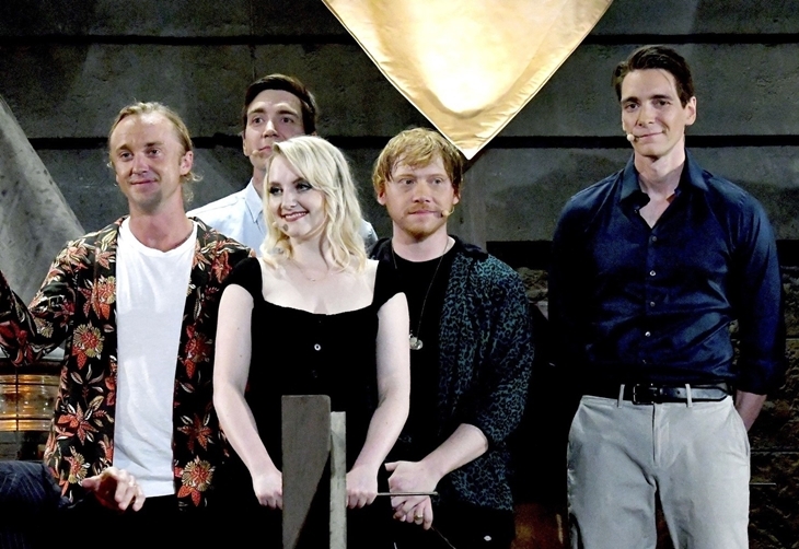 Руперт Гринт, Том Фелтон, братья Фелпс и другие звезды «Гарри Поттера» в Universal Studios