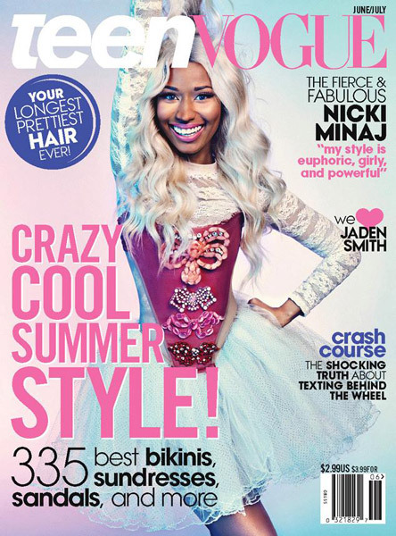 Ники Минаж в журнале Teen Vogue. Июнь / июль 2013