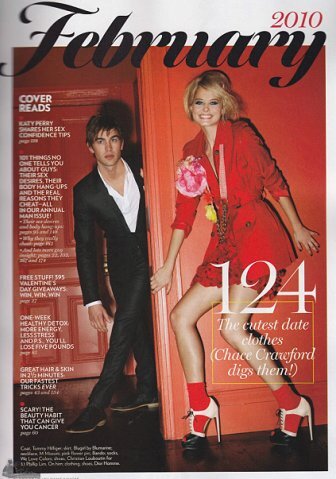 Чейс Кроуфорд в журнале Glamour. Февраль 2010