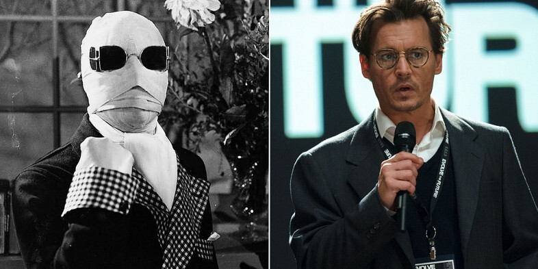 Джонни Депп снимется в ремейке фильма ужасов «Человека-невидимки»
