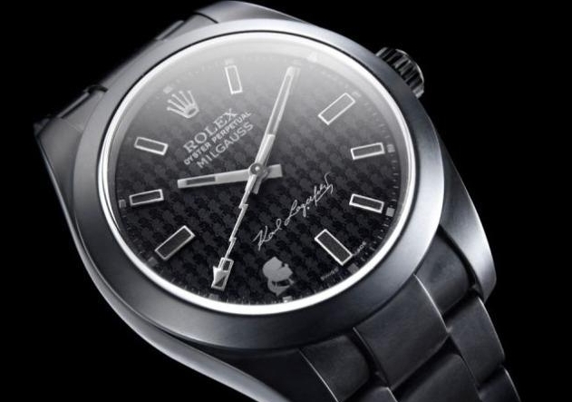 Часы Rolex Oyster Perpetual Milgauss от Карла Лагерфельда