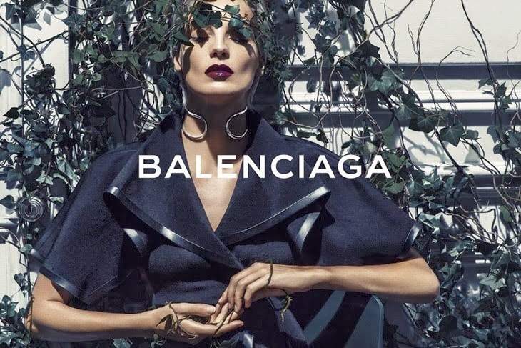 Дарья Вербова в рекламной кампании Balenciaga. Весна 2014