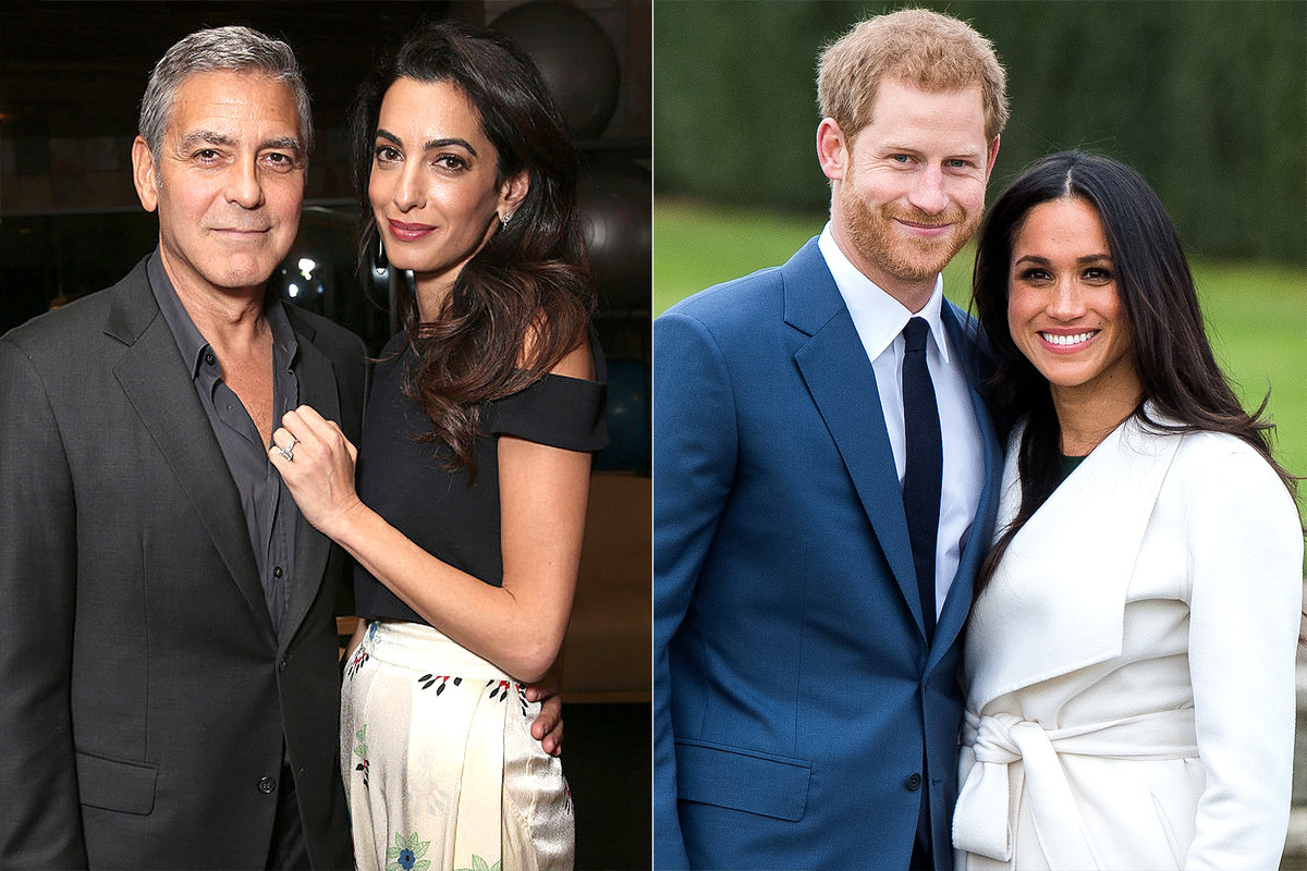 Инсайдеры: Джордж Клуни станет крестным отцом ребенка принца Гарри и Меган Маркл