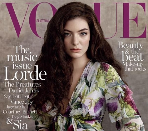 Певица Лорд в журнале Vogue Австралия. Июль 2015