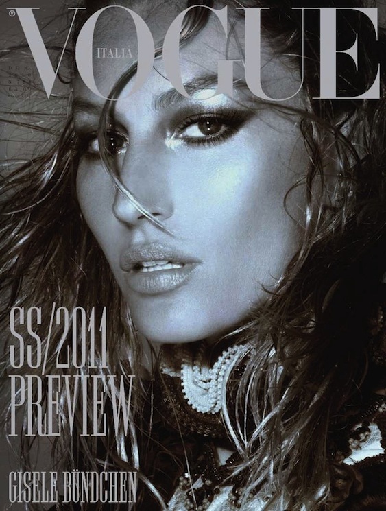 Такая разная Жизель Бундхен в журнале Vogue. Италия. Декабрь 2010