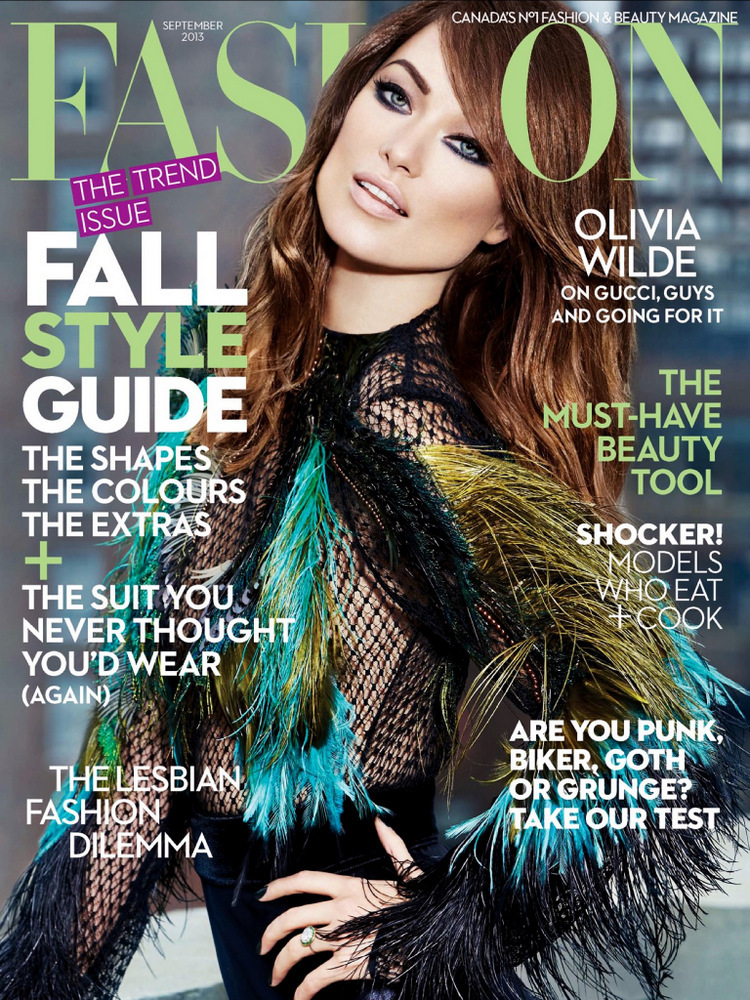 Оливия Уайлд в журнале Fashion. Сентябрь 2013
