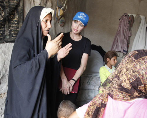 Анджелина Джоли в Багдаде