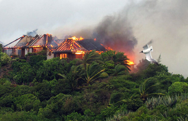 Кейт Уинслет о пожаре на острове Ричарда Брэнсона