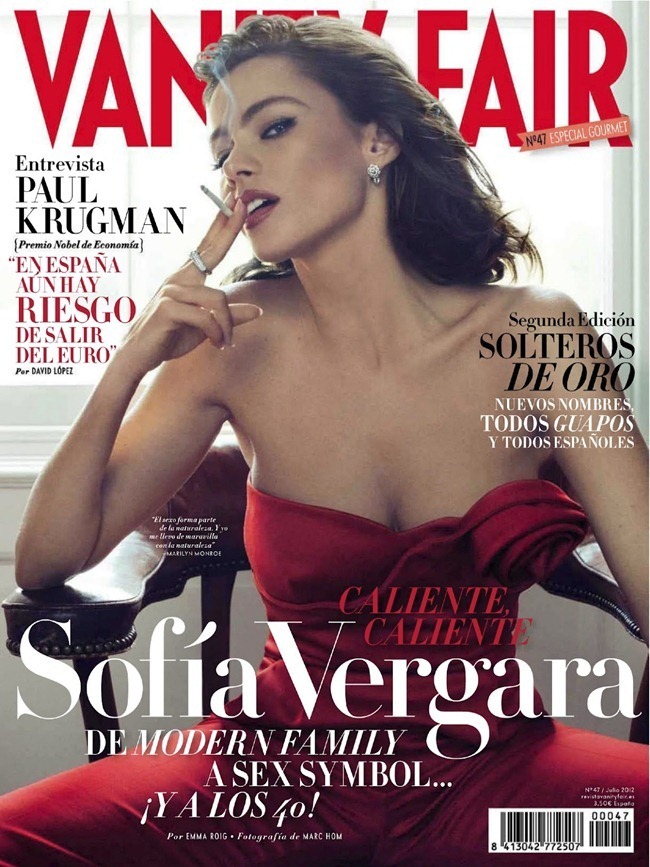 София Вергара в журнале Vanity Fair Испания. Июль 2012