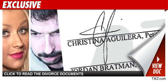 Кристина Агилера и Джордан Брэйтман обсудили детали развода