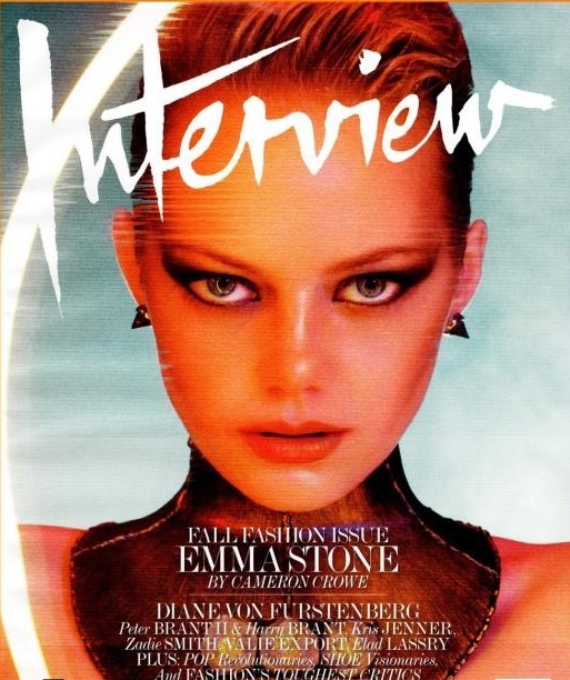 Эмма Стоун в журнале Interview. Сентябрь 2012