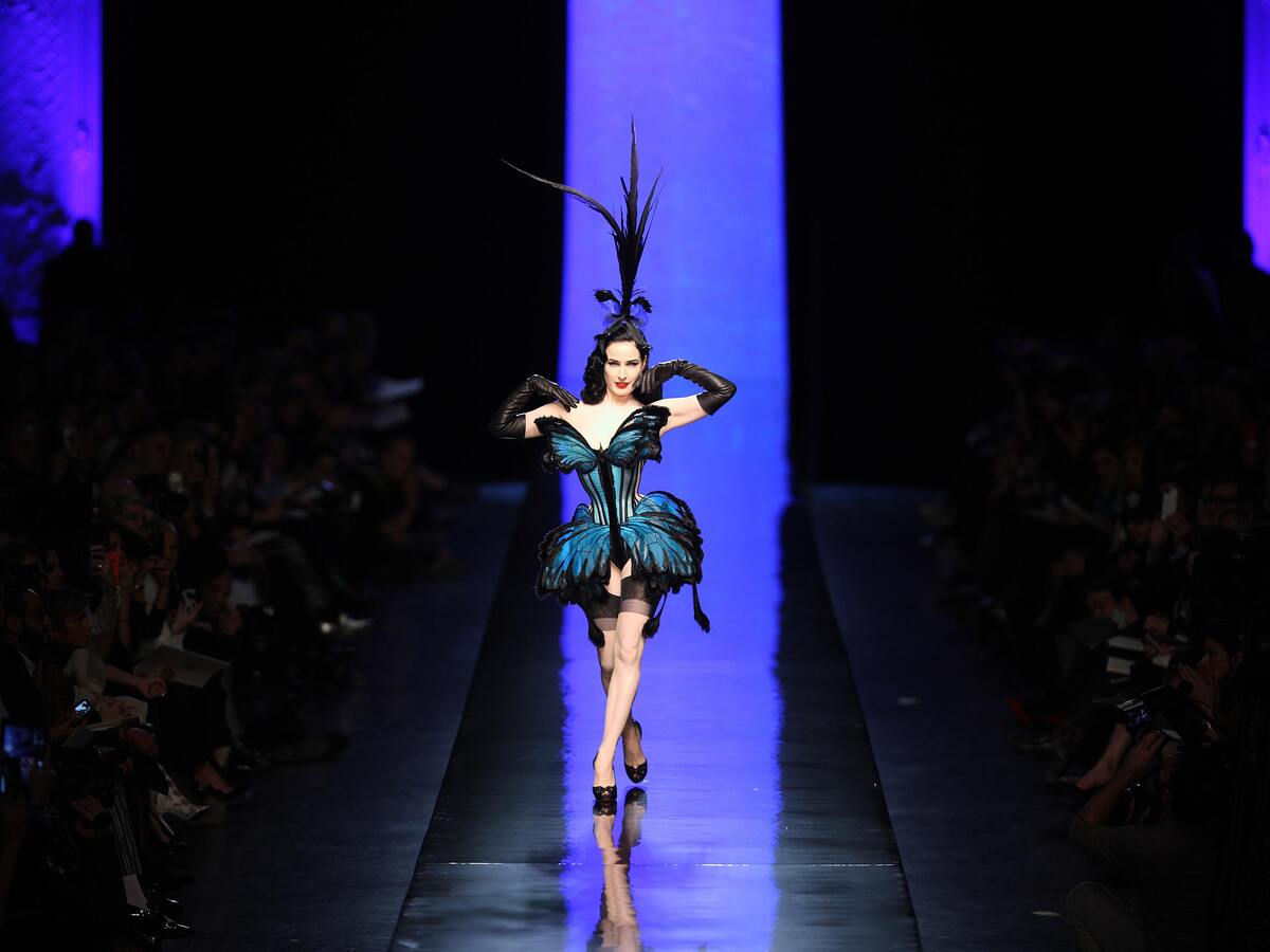 Модный показ Jean Paul Gaultier Haute Couture. Весна / лето 2014