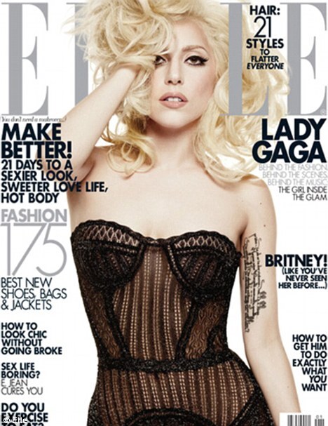 Lady GaGa в журнале Elle. US. Январь 2010