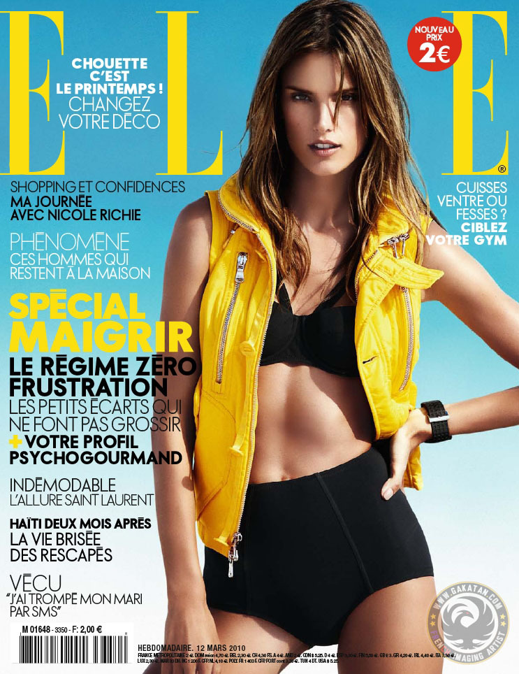 Алессандра Амбросио в журнале Elle France. Март 2010