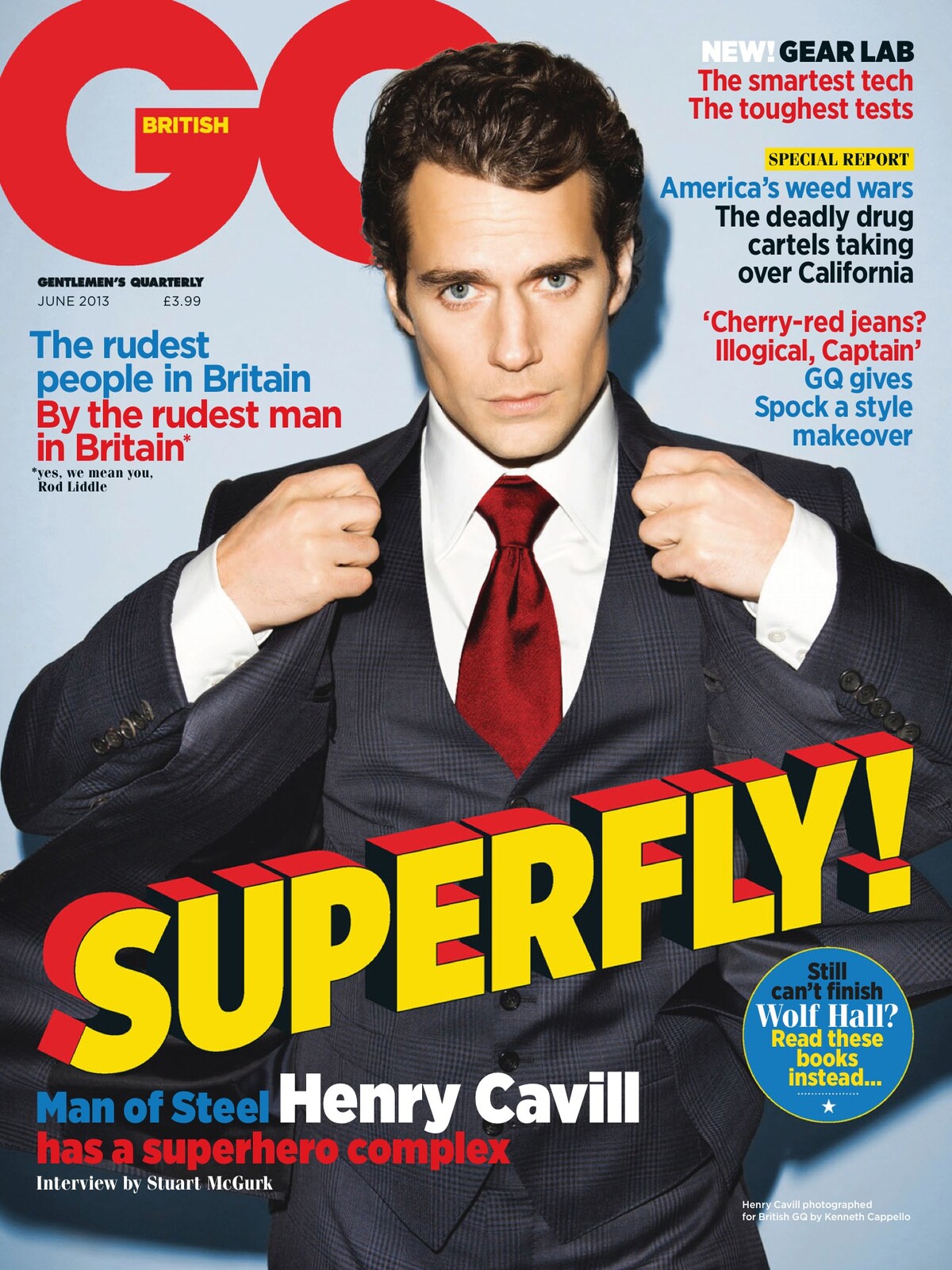 Генри Кэвилл в журнале GQ Великобритания. Июнь 2013