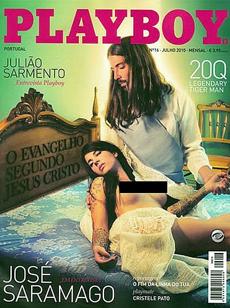 Иисус на обложе Playboy