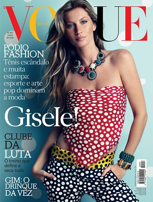Жизель Бундхен в журнале Vogue Бразилия. Июль 2012