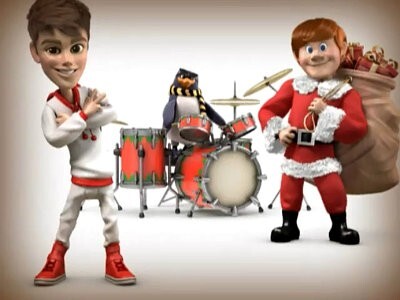 Рождественский клип Джастина Бибера на песню  - Santa Claus Is Coming To Town