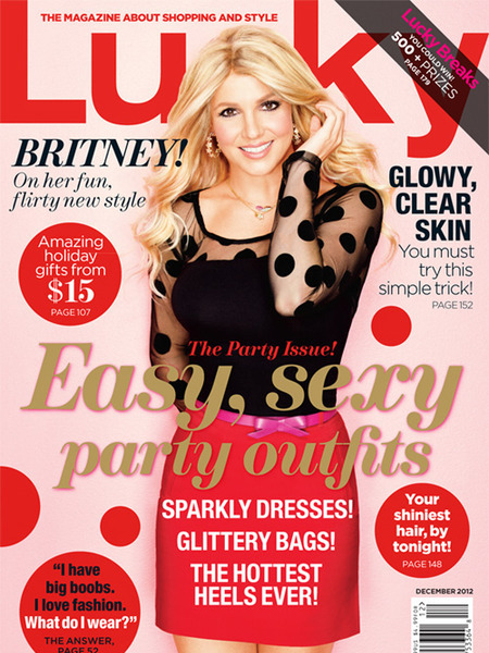 Бритни Спирс в журнале Lucky. Декабрь 2012