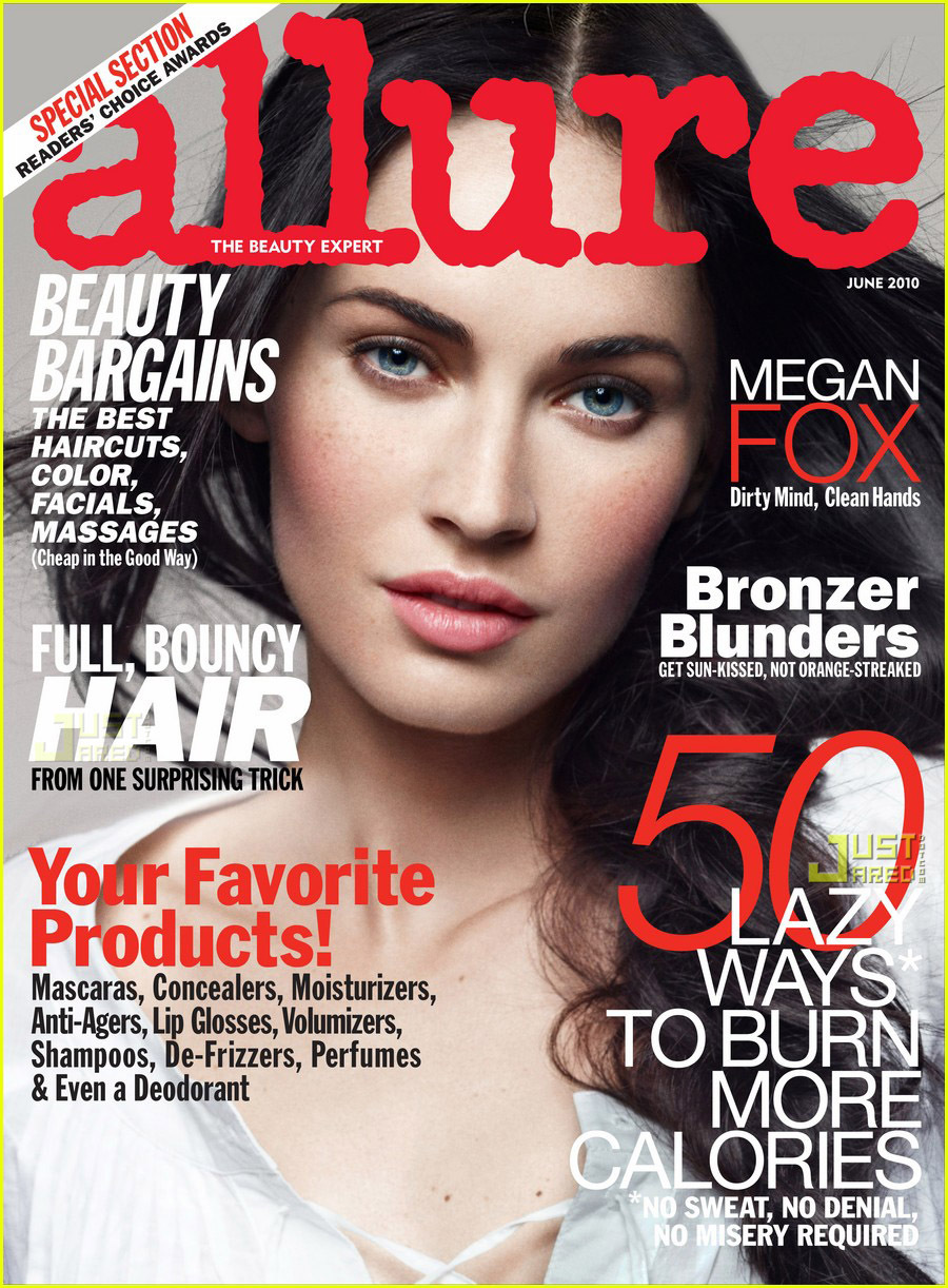 Меган Фокс на съемках для журнала Allure. Июнь 2010.