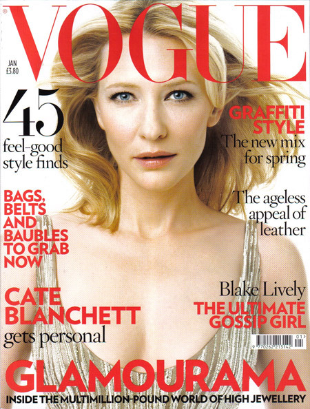 Кейт Бланшетт в журнале Vogue. Великобритания. Январь 2009