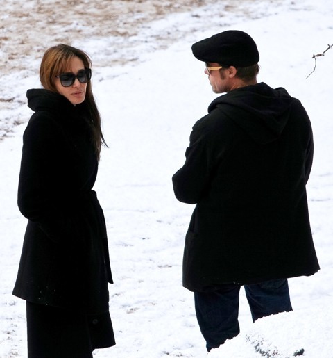 Анджелина Джоли и Брэд Питт снова вместе на съемках фильма