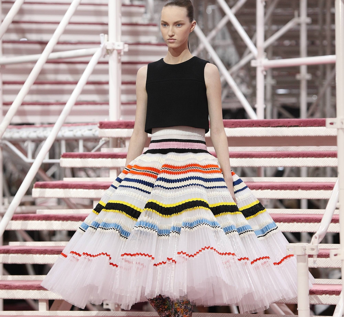 Модный показ новой коллекции Christian Dior Haute Couture. Весна / лето 2015