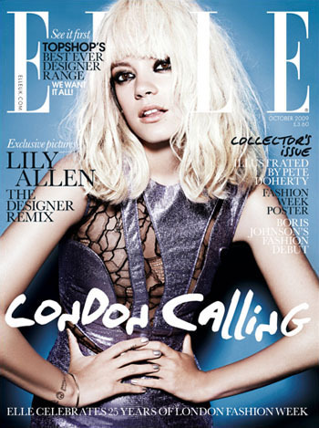 Лили Аллен в журнале Elle. Октябрь 2009