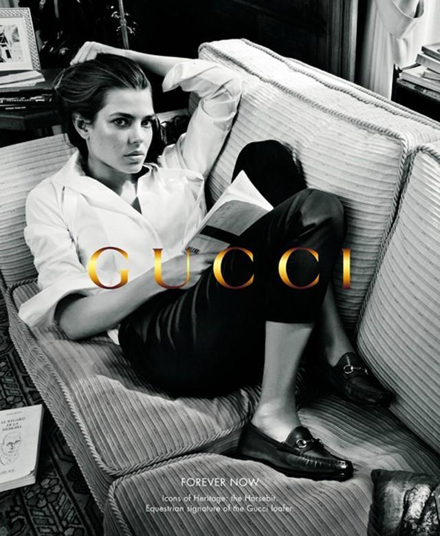 Шарлотта Казираги в рекламе Gucci