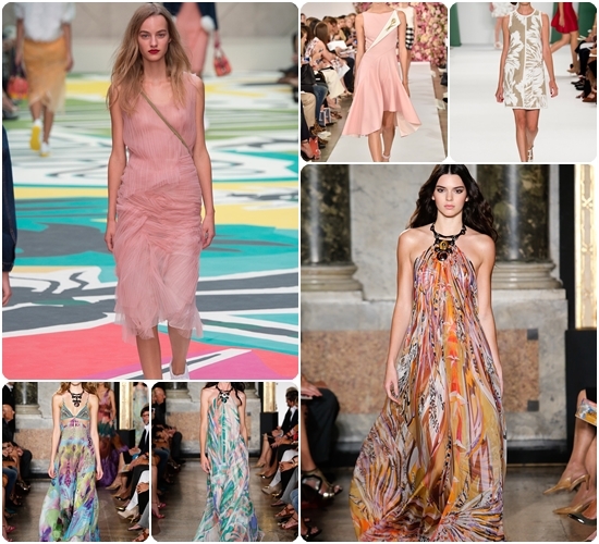 Модные платья весна-лето 2015: фото модных фасонов и моделей