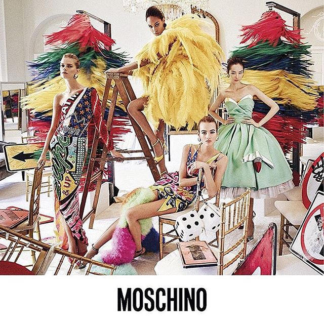 Новая рекламная кампания Moschino. Весна / лето 2016
