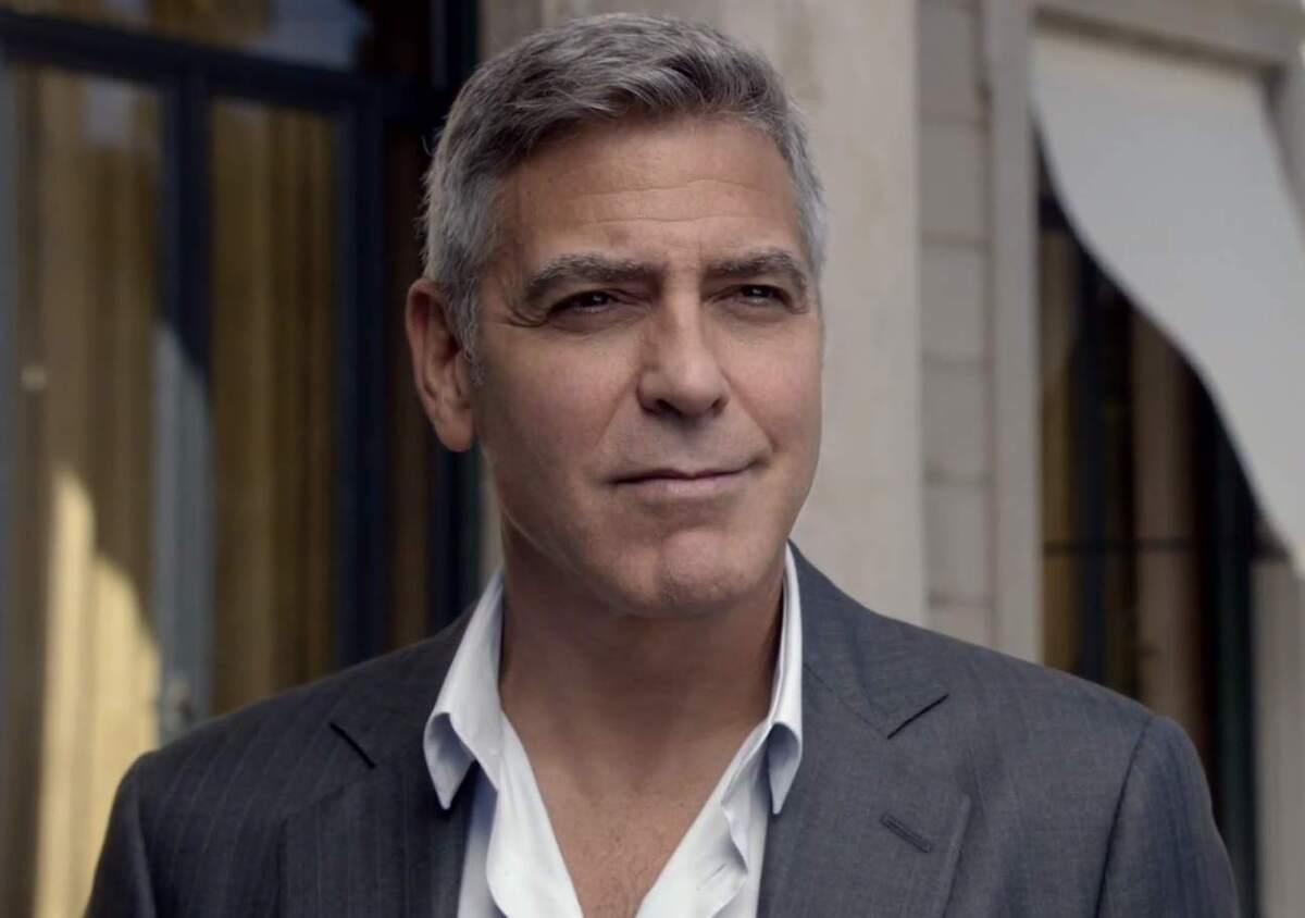 Джордж Клуни и Жан Дюжарден в рекламном ролике Nespresso