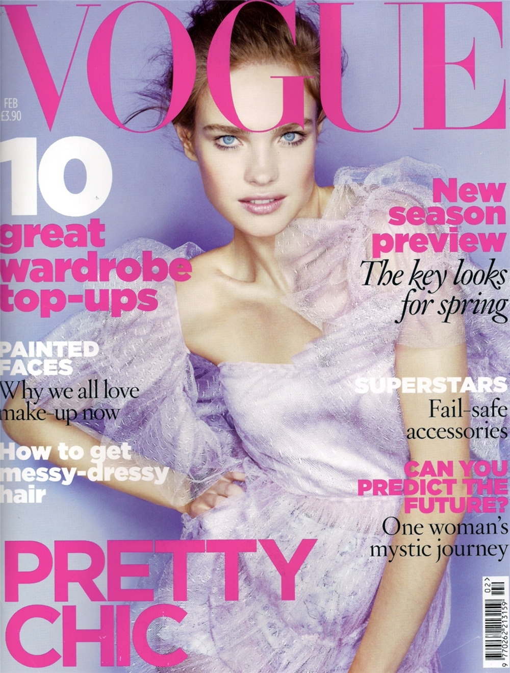 Наталья Водянова в журнале Vogue UK. Февраль 2010