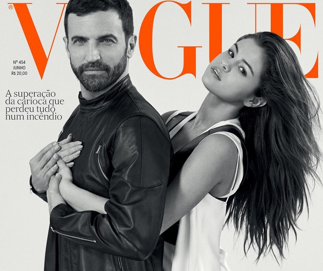 Селена Гомес и Николя Гескьер снялись для июньской обложки  Vogue