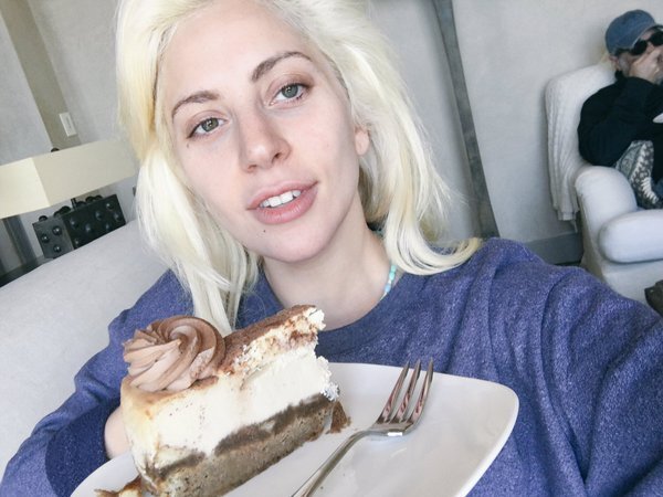 Леди Гага получила торт в форме своей собаки