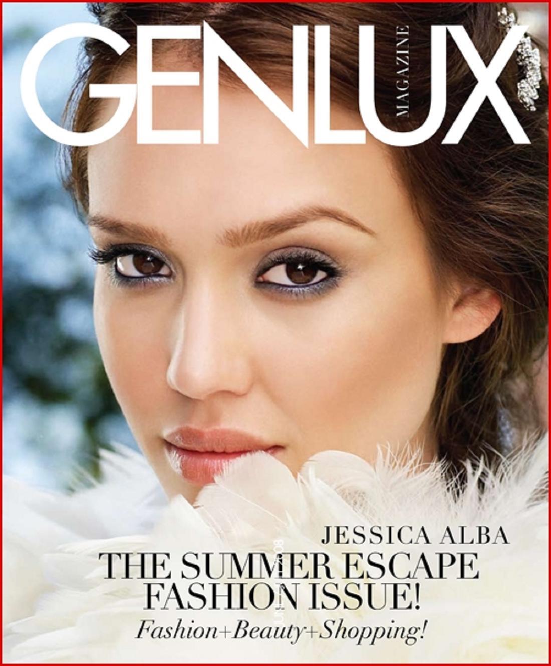 Джессика Альба в журнале Genlux