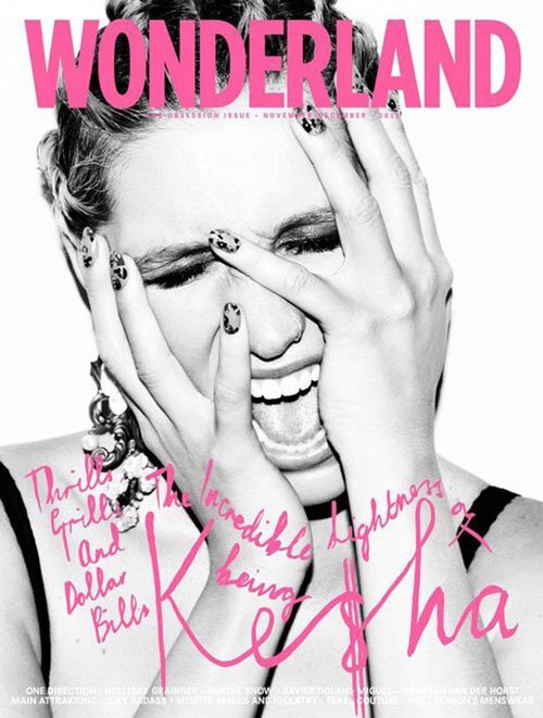 Ke$ha в журнале Wonderland. Декабрь 2012