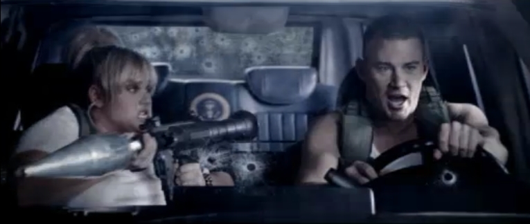 Ченнинг Татум и Ребел Уилсон в промо-ролике MTV Movie Awards