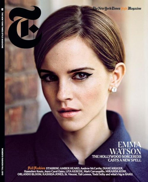 Эмма Уотсон в журнале T Style. Осень 2012